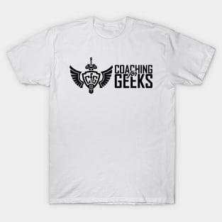 Coaching for Geeks Horizontal - Black T-Shirt